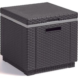 KETER Pufa ogrodowa Ice Cube 213828 Grafitowy