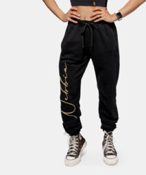 NEBBIA Damskie spodnie dresowe Intense Signature Black/Gold