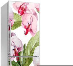 Okleina fototapety na lodówkę Orchidea