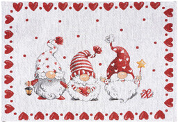 Dakls Podkładka Winter Gnome red, 33 x 48
