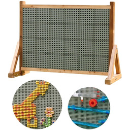 MASTERKIDZ Drewniana Ściana Tablica XXL Naukowa Kreatywna STEM