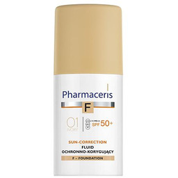 PHARMACERIS F Fluid ochronno-korygujący SPF 50+ (Kolor IVORY