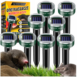 8x Mocny Odstraszacz Kretów Solarny Na Krety Nornice