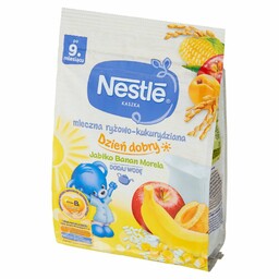 Nestlé - Kaszka mleczna ryżowo-kukurydziana jabłko. banan. morela