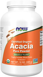 NOW Certified Organic Acacia Pure Powder 340g