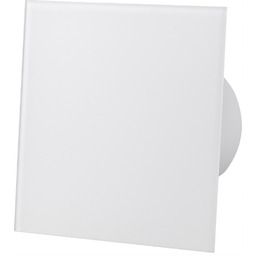 Kratka Wentylacyjna Dekoracyjna Szklana Biały Połysk