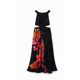 Desigual Sukienka średniej długości z wycięciami cut-outs