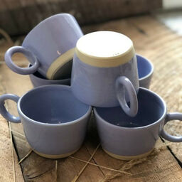 Ceramiczny kubek z uszkiem POTPOTSTUDIO - Lily 200