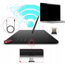 Tablet Graficzny Xp-pen Deco 03 8192 Stopień Nacisku