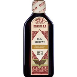 Olej konopny tłoczony na zimno 250 ml