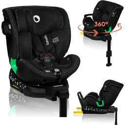 Fotelik samochodowy 40-150cm Obrotowy z Bazą Isofix Montaż