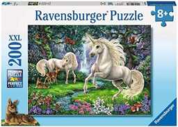 Ravensburger Puzzle 12838 Tajemnicze Jednorożce 200 Elementów Puzzle