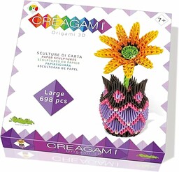 CreativaMente - Creagami - Wazon z kwiatami -