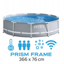 Basen stelażowy Intex Prism Frame 366x76 cm model