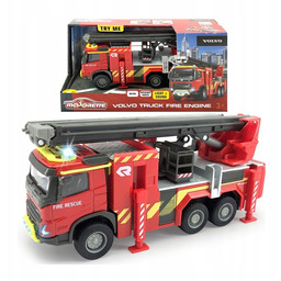 Majorette Volvo Straż Pożarna 19cm Zabawkowy Samochód Samochodziki