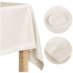 Obrus 120x120 Plamoodporny Klasyczny Elegant Krem
