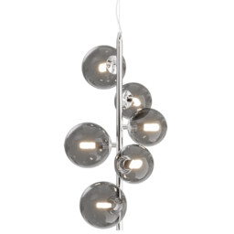 Maytoni Lampa wisząca Dallas MOD545PL-06CH kule przydymione chrom