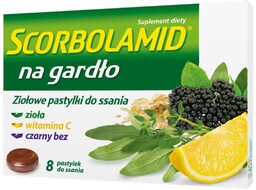 Polpharma Scorbolamid na ból gardła - Tabletki