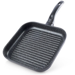 Patelnia do grillowania granitowa kwadratowa Grande 26x26 cm