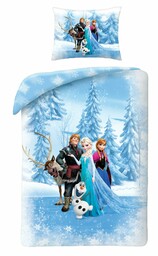 Halantex Pościel bawełniana 160x200 Frozen Kraina Lodu Kids