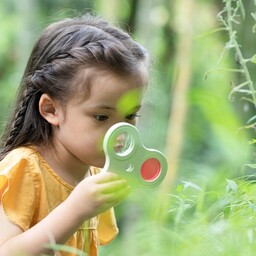 Dla Dzieci 2W1 Mikroskop Lupa Dla Dzieci