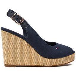 Sandały Tommy Hilfiger Iconic Elena Sling Back Wedge