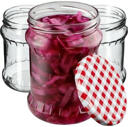 Słoiki na przetwory Kisko 500ml 8szt 82mm +