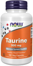 NOW Taurine 500mg 100vegcaps