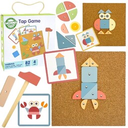 Woopie Let''s Go Green WOOPIE GREEN Drewniana Przybijanka