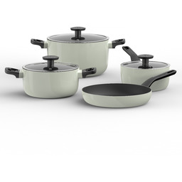 Zestaw garnków Berghoff Leo Glints Sage aluminiowe 7