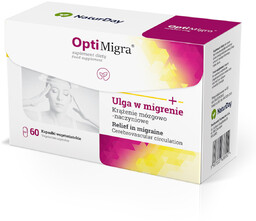 NaturDay OptiMigra Spirulina redukcja migreny - 60 kaps.