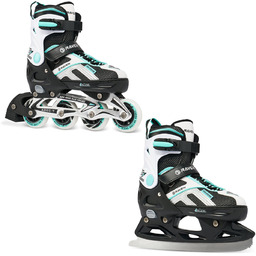Rolki Łyżwy 2w1 Raven Pulse Black/Mint