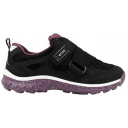 Buty sportowe dziecięce Ecco Biom Trail skórzane czarne