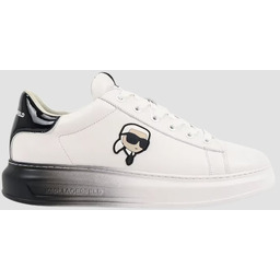 KARL LAGERFELD Białe męskie sneakersy skórzane Ombre KAPRI