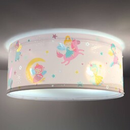 Lampa sufitowa Dalber Fairy Dreams, multicolor, 2-punktowa
