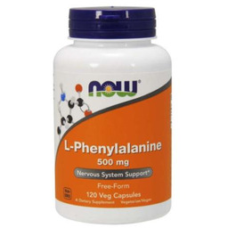 NOW FOODS L-Fenyloalanina 500mg, 120kaps.