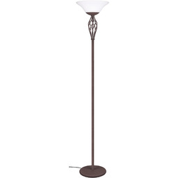 Lampa podłogowa 2x E27 metal rdza - Lampa