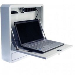 Techly 105056 Szafka ścienna zabezpieczająca do notebooka 19'',