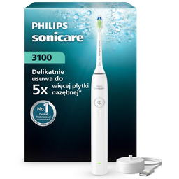 Philips Sonicare 3100 szczoteczka soniczna elektryczna biała HX4031/21