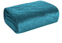Narzuta 170 x 210 Pikowana Velvet Luiz3 C.Turkus