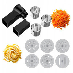 Zestaw akcesoriów do robota kuchennego szatkownica + 6