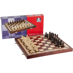Szachy drewniane Tournament no.4 41x41 cm