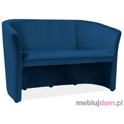 Sofa klubowa TM-2 Velvet Signal Granatowy
