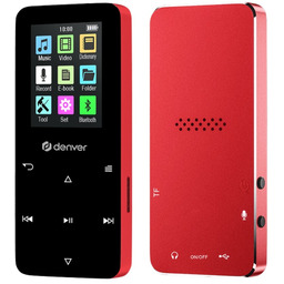 Odtwarzacz MP4 z Bluetooth Denver MP-1830R RED