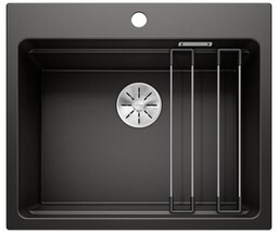 BLANCO 525890 Zlewozmywak ETAGON 6 Silgranit PuraDur Czarny