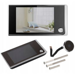 Wizjer Elektroniczny Judasz Z Kamerą I Czujką LCD