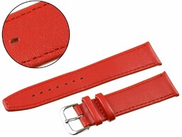 Pasek Pacific W01 uniwersalny 20 mm skórzany CZERWONY