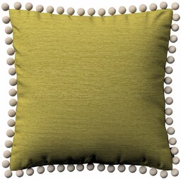 Poszewka Wera na poduszkę, zielony szenil, 45 x