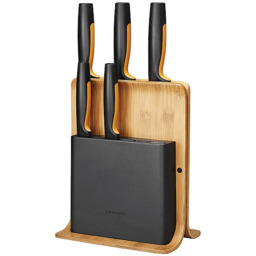 Zestaw noży FISKARS Functional Form w bloku bambusowym