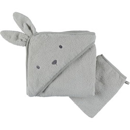 NOUKIE''S - Peleryna kąpielowa i rękawica frotte